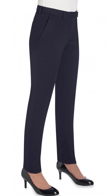 Ladies Ophelia Slim Leg Trouser - Navy