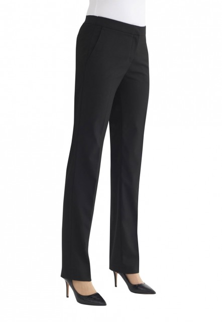 Ladies Reims Straight Leg Trouser - Black